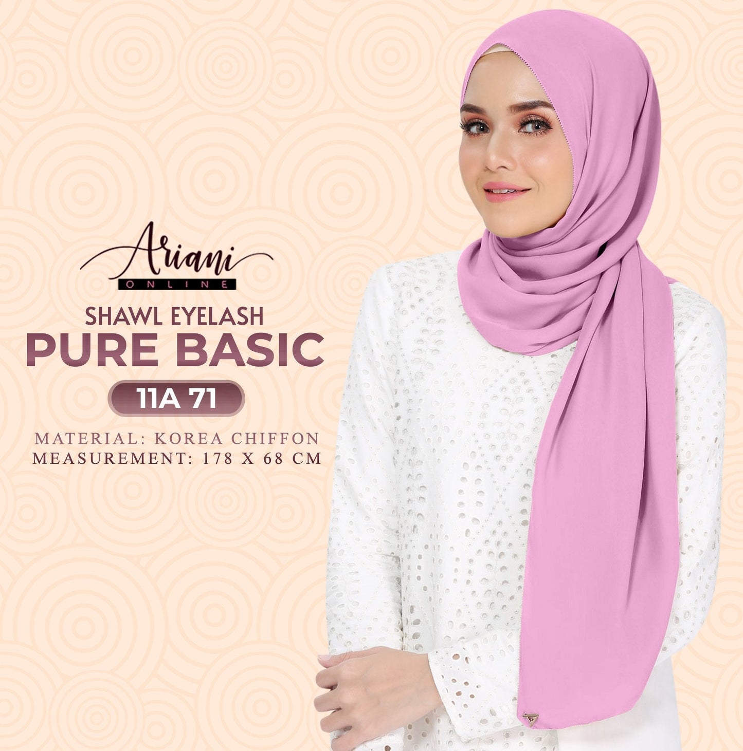 Ariani Shawl Eyelash Pure Basic Collection