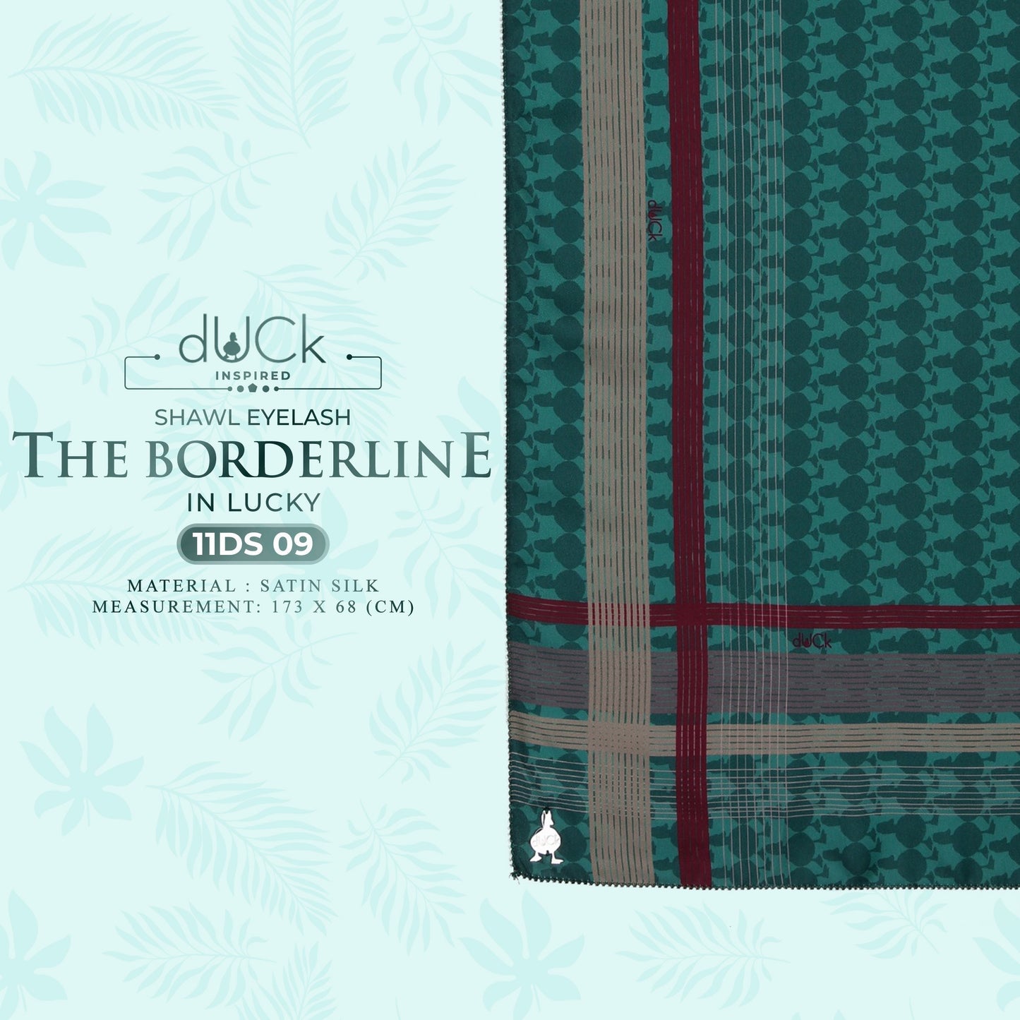 The Borderline dUCk Shawl Eyelash Collection RM14