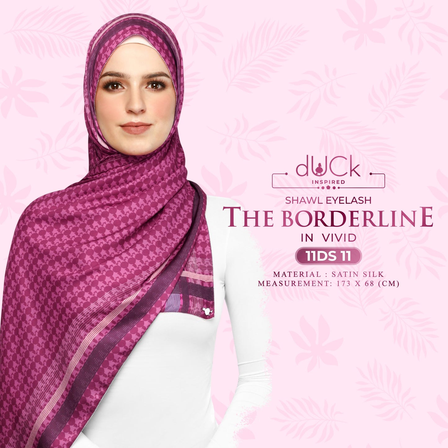 The Borderline dUCk Shawl Eyelash Collection RM14