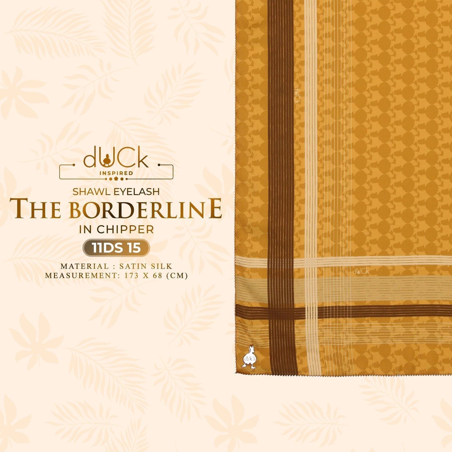 The Borderline dUCk Shawl Eyelash Collection RM14