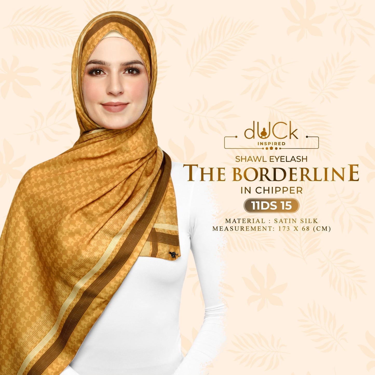 The Borderline dUCk Shawl Eyelash Collection RM14