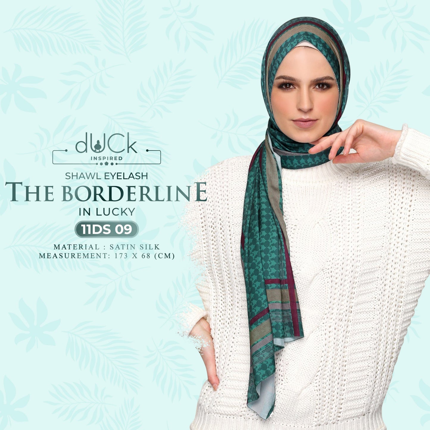 The Borderline dUCk Shawl Eyelash Collection RM14