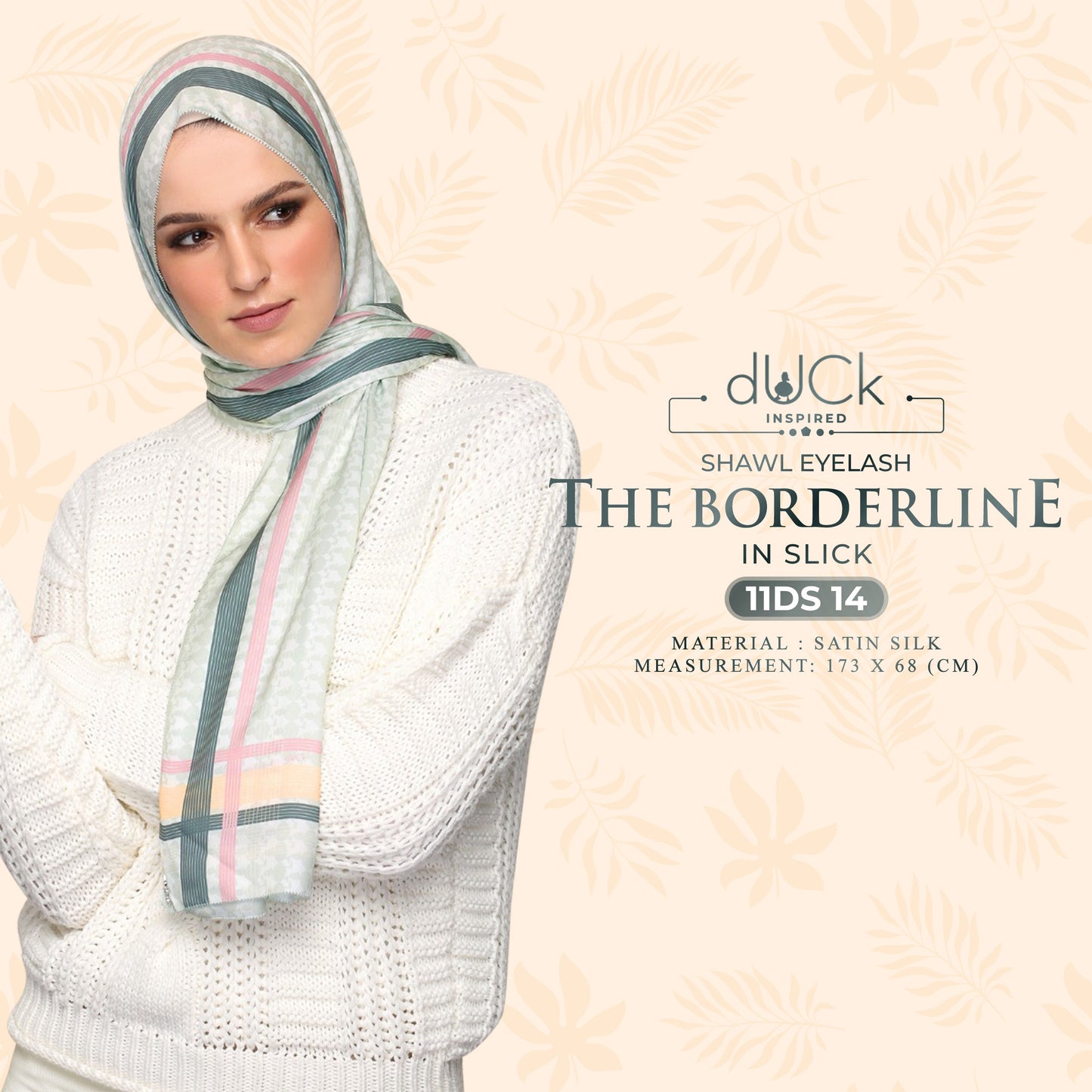 The Borderline dUCk Shawl Eyelash Collection RM14