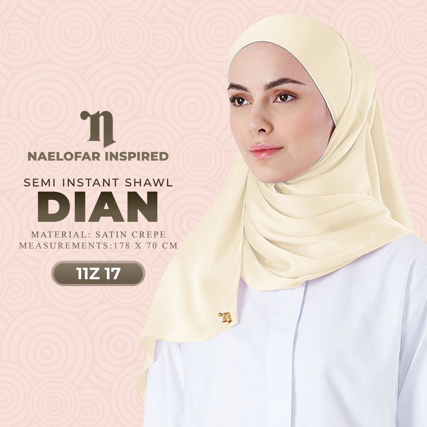 Naelofar Dian Semi-Instant Shawl Collection