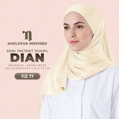 Naelofar Dian Semi-Instant Shawl Collection