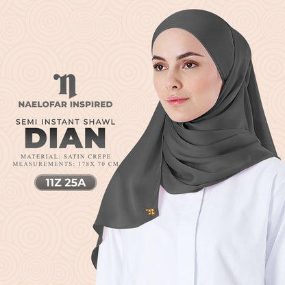 Naelofar Dian Semi-Instant Shawl Collection