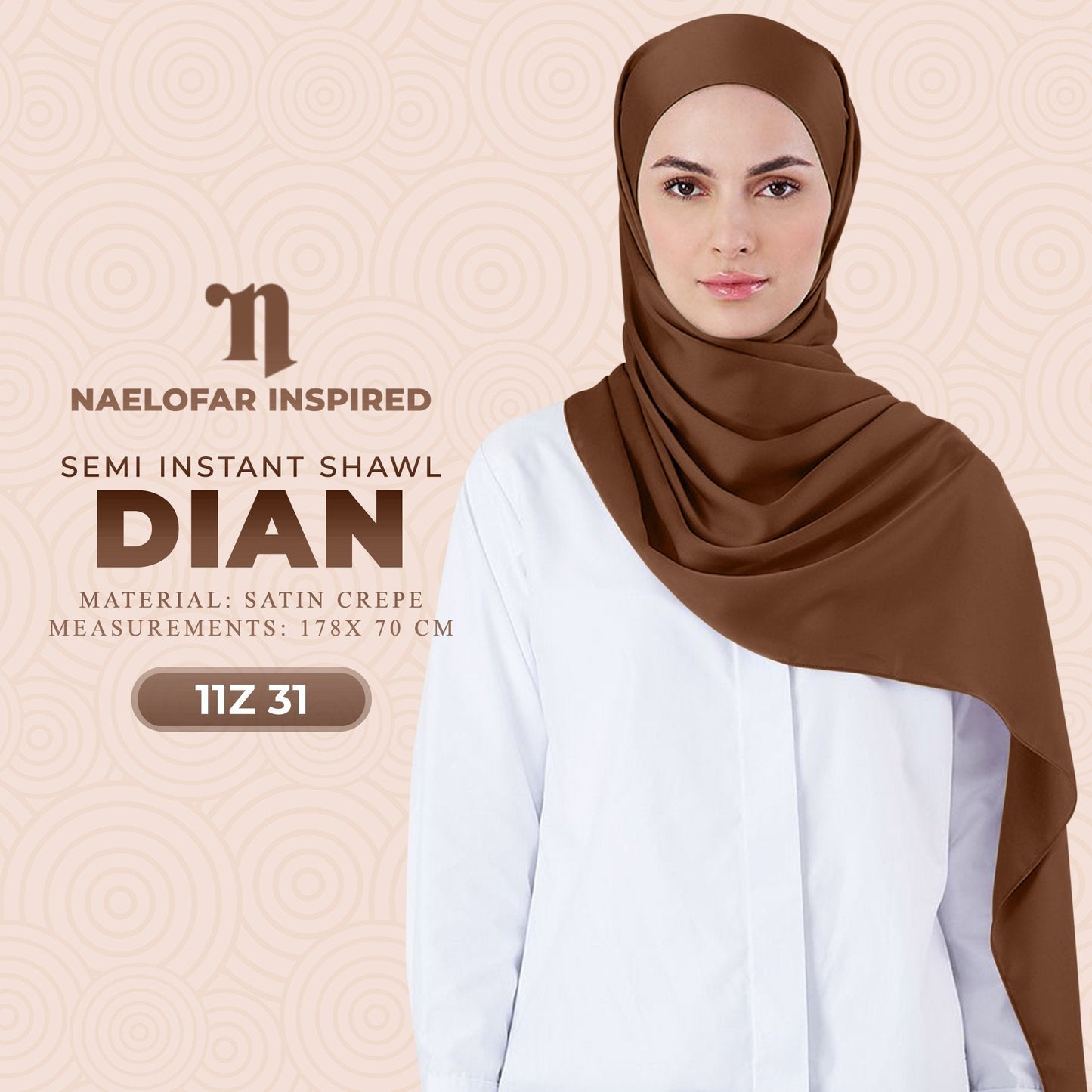 Naelofar Dian Semi-Instant Shawl Collection