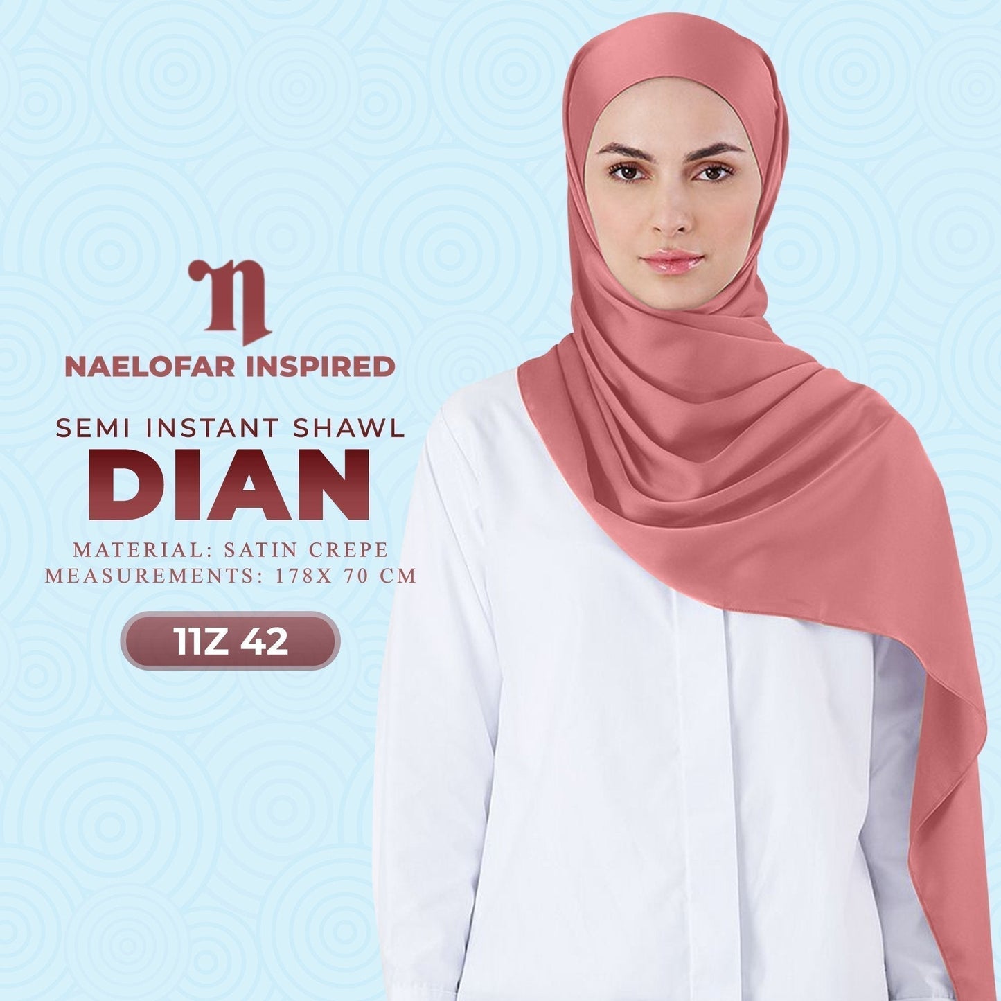 Naelofar Dian Semi-Instant Shawl Collection