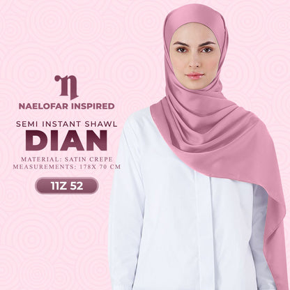 Naelofar Dian Semi-Instant Shawl Collection