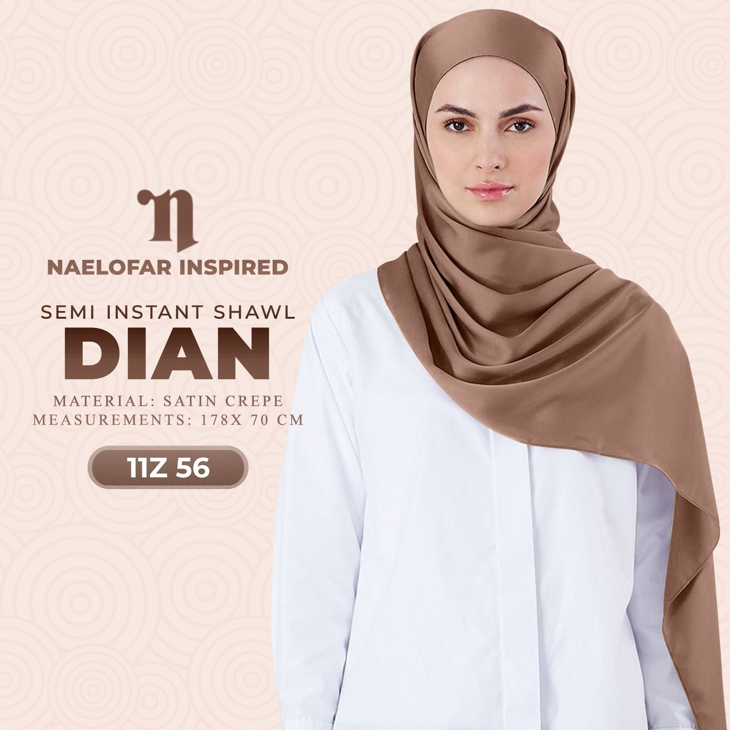 Naelofar Dian Semi-Instant Shawl Collection