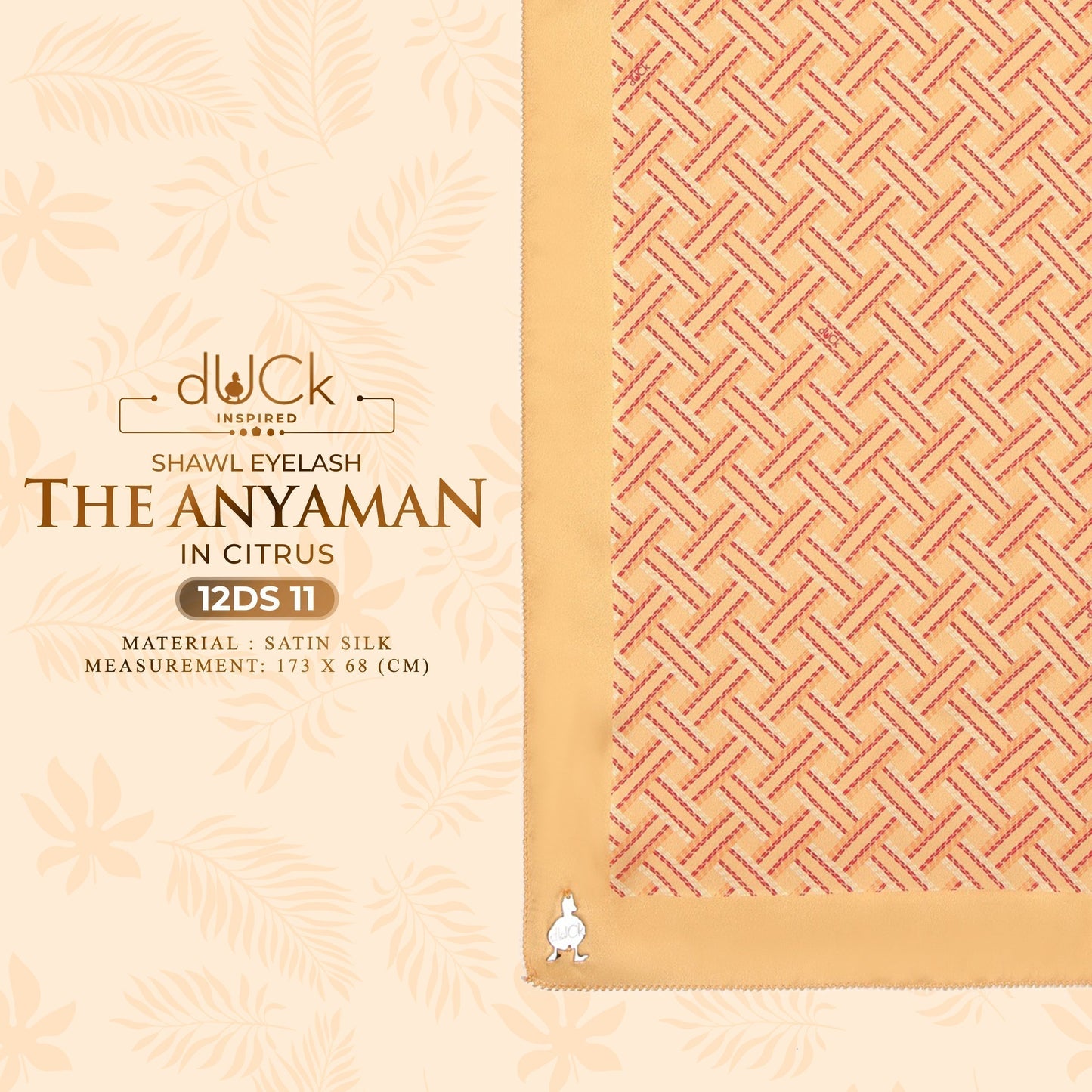 The Anyaman dUCk Shawl Eyelash Collection RM14