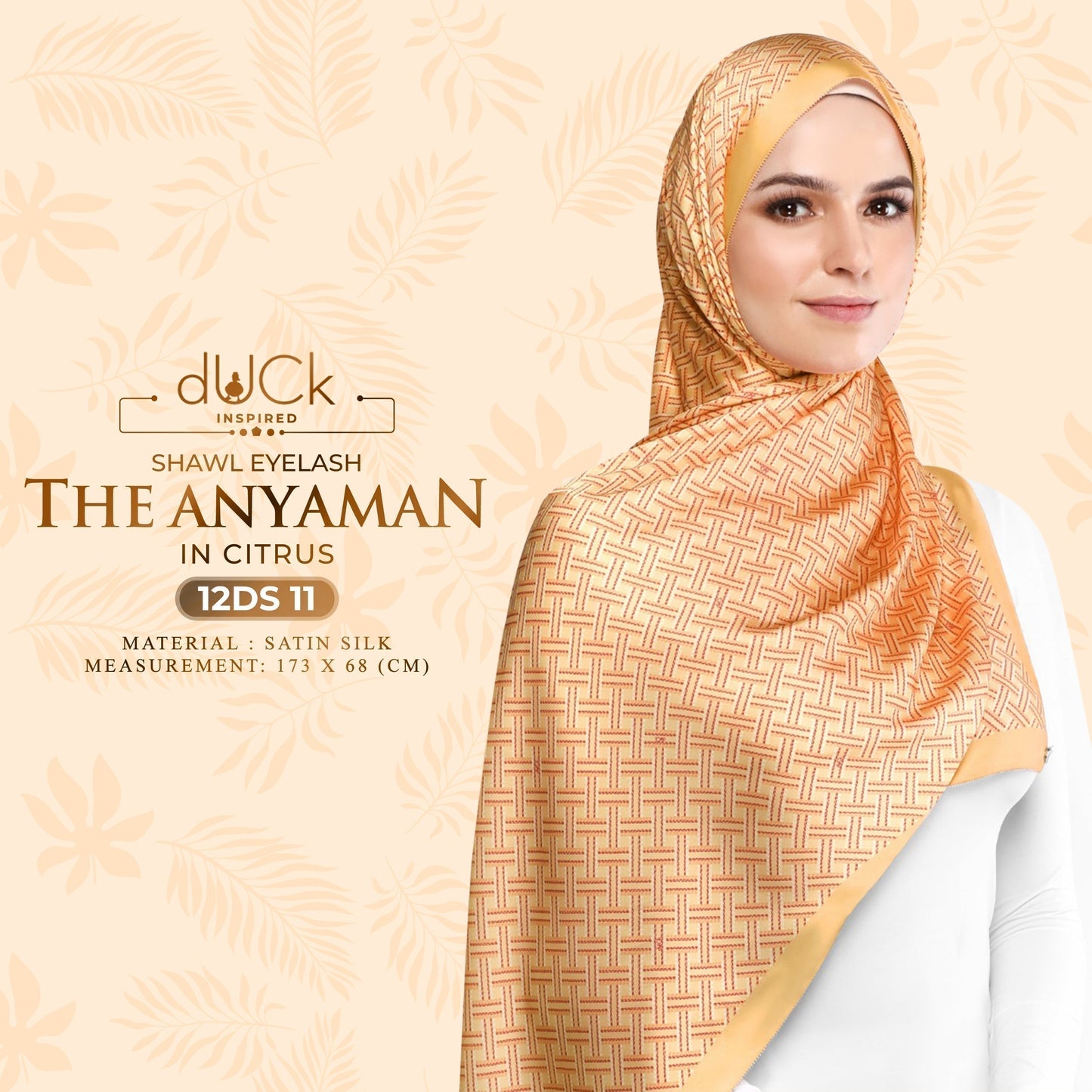 The Anyaman dUCk Shawl Eyelash Collection RM14