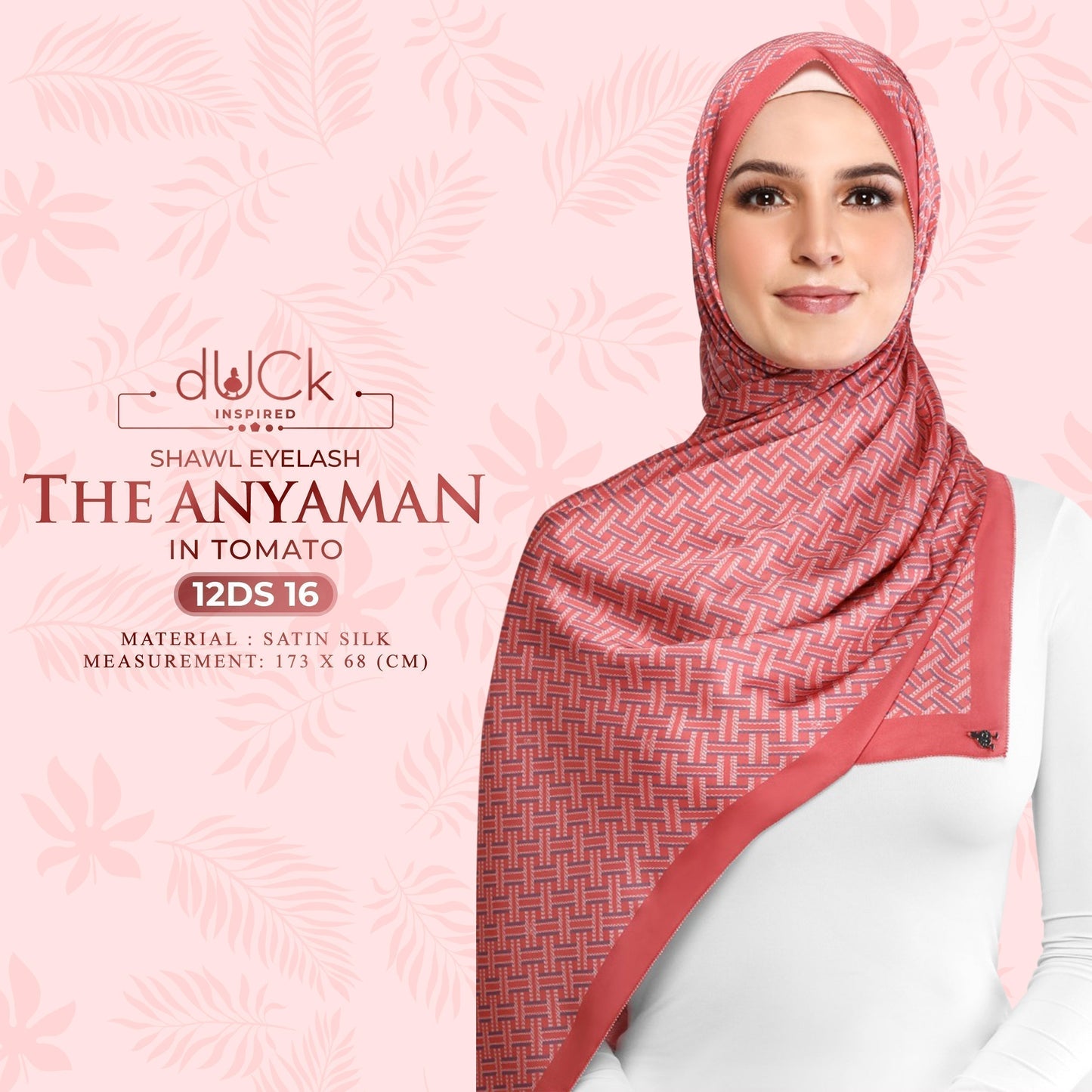 The Anyaman dUCk Shawl Eyelash Collection RM14