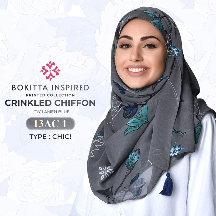 Bokitta CHIC! Printed Crinkled Chiffon Collection