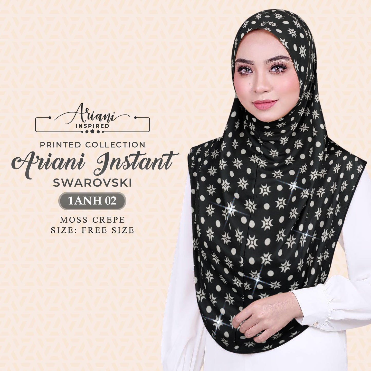 Ariani Instant Sarung Swarovski Printed Collection RM12