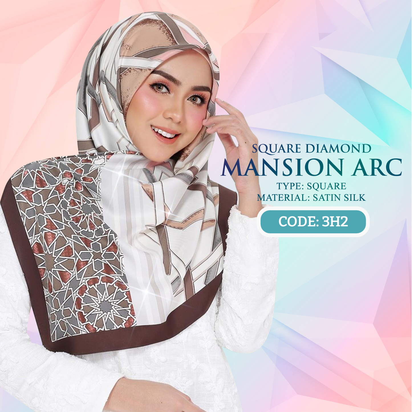 Ariani Diamond Mansion Arc Square Collection RM19