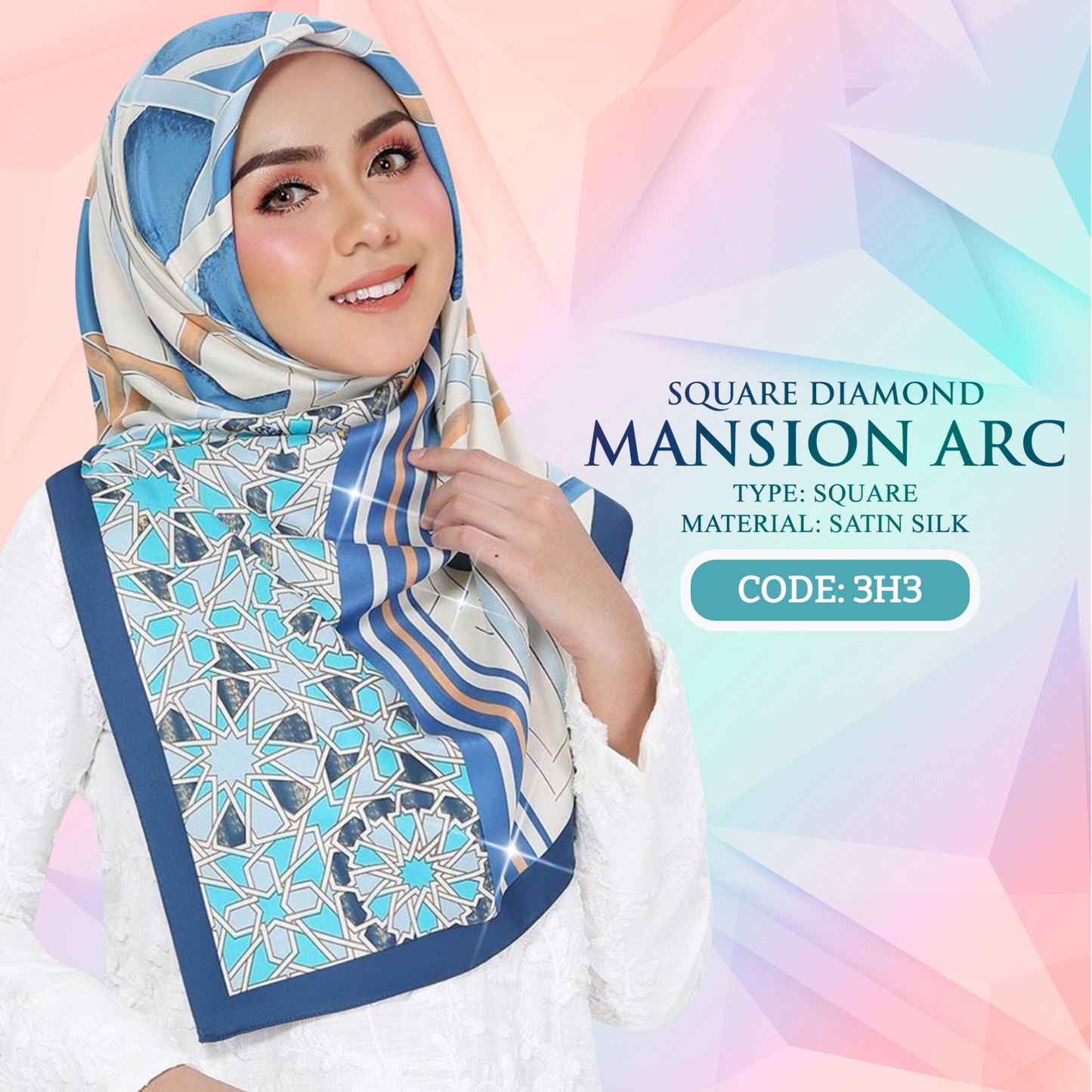 Ariani Diamond Mansion Arc Square Collection RM19