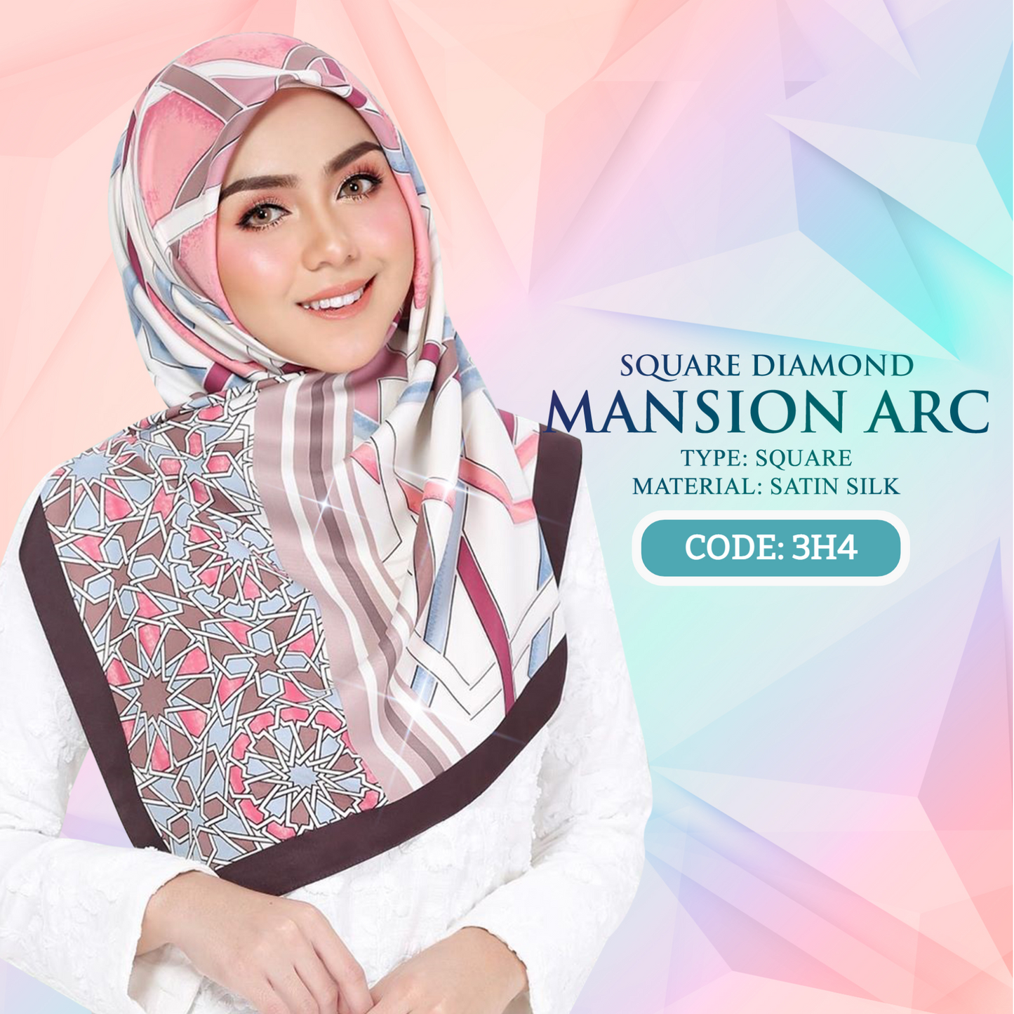 Ariani Diamond Mansion Arc Square Collection RM19