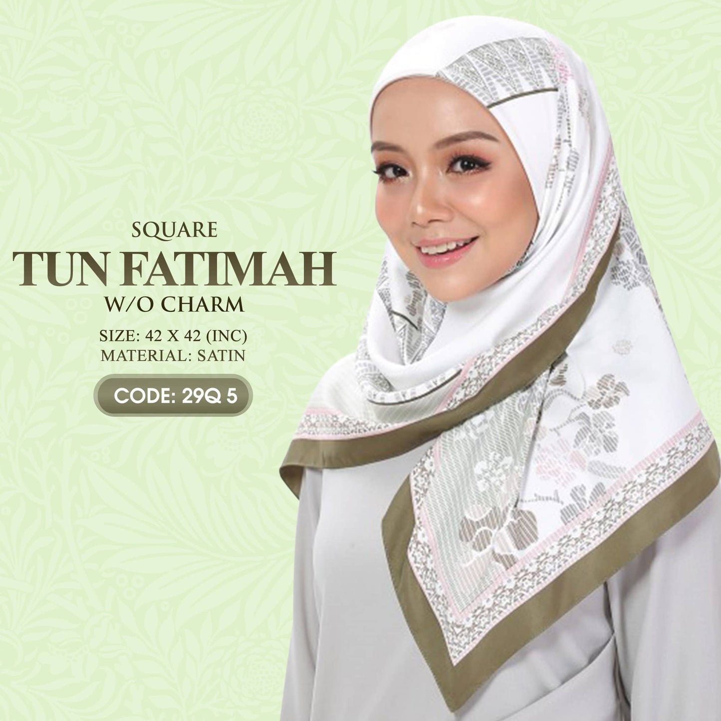 Ariani Tun Fatimah Square Collection RM19