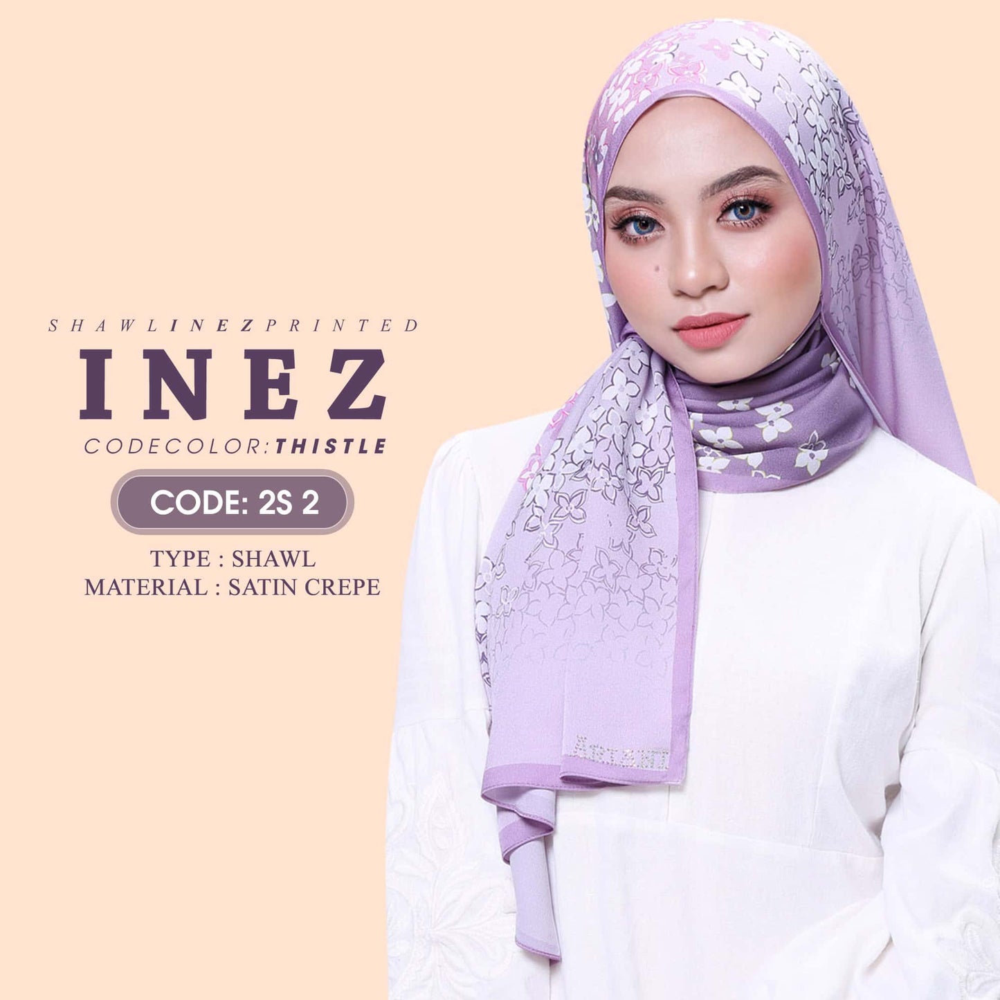 Ariani Shawl INEZ & Reflective Printed Collection RM14