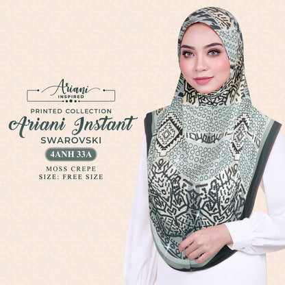 Ariani Instant Sarung Swarovski Printed Collection RM12