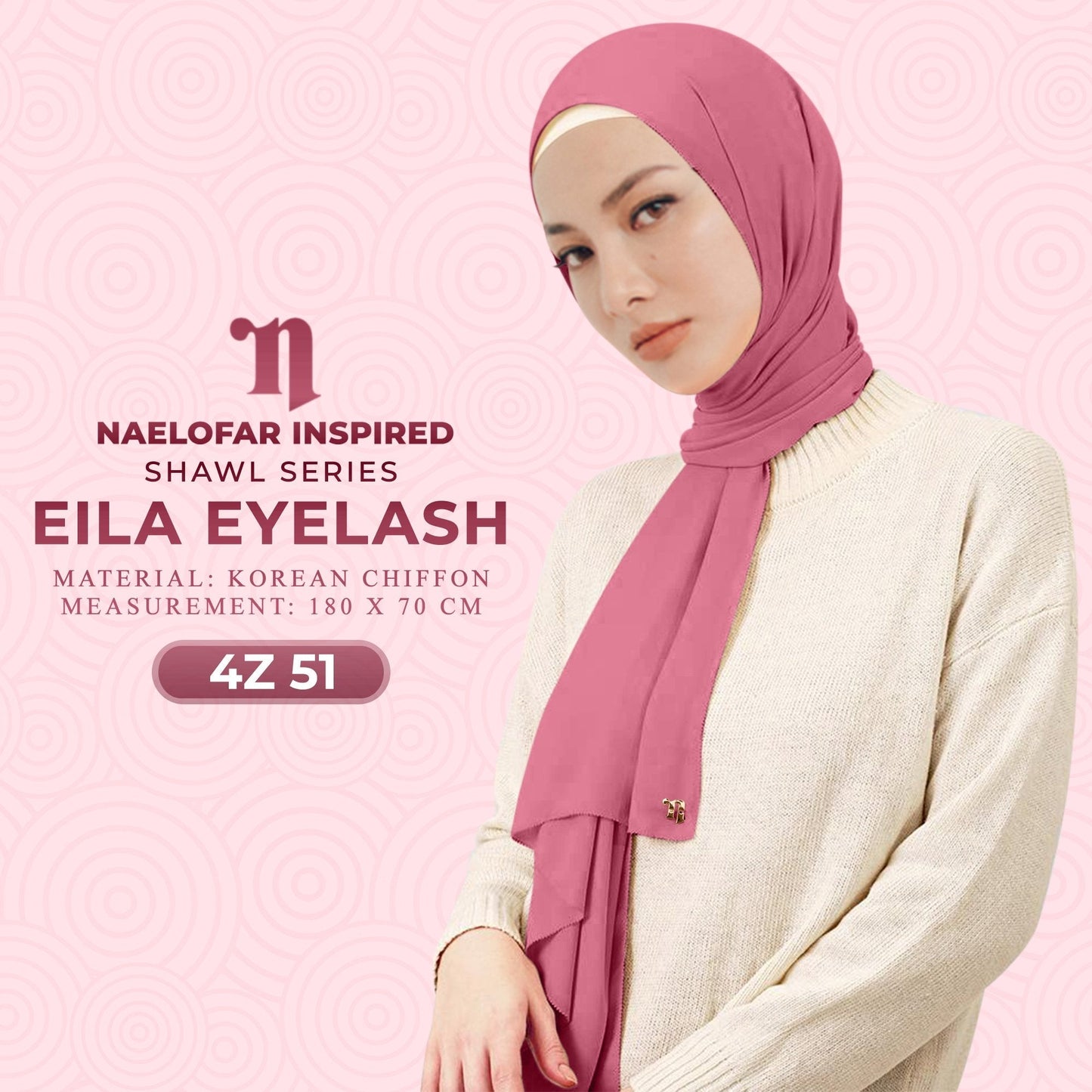 Naelofar Eila Eyelash Shawl Series