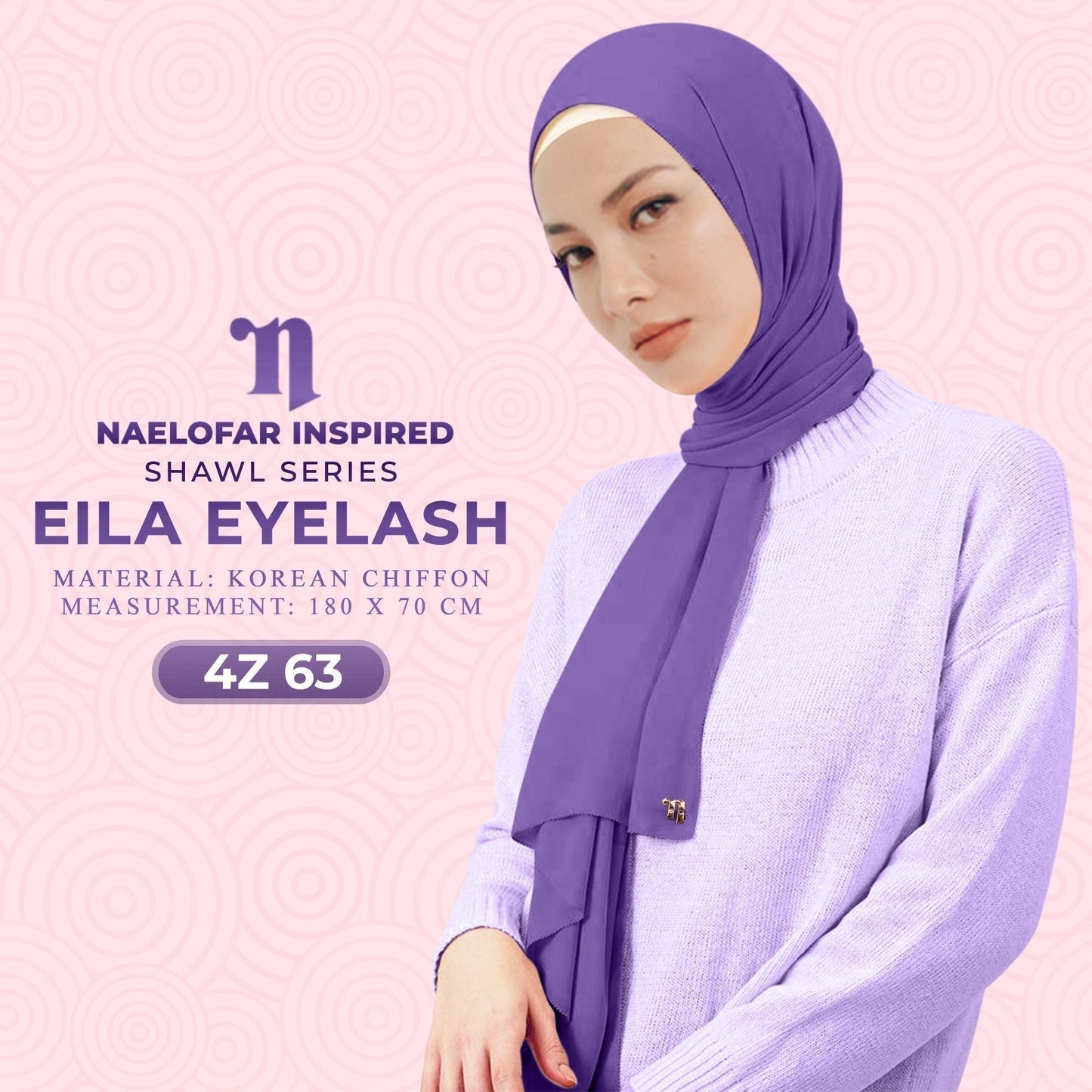 Naelofar Eila Eyelash Shawl Series