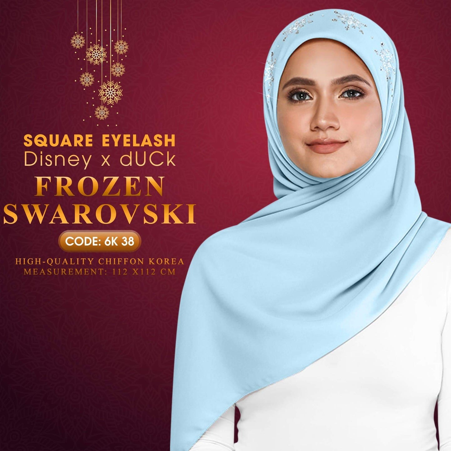 dUCk Swarovski Eyelash Square Collection RM14