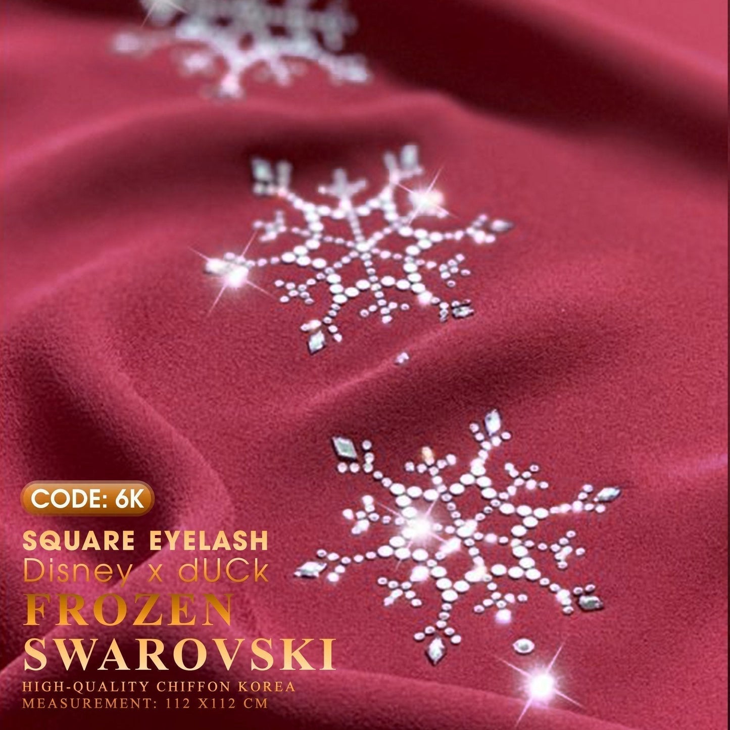 dUCk Swarovski Eyelash Square Collection RM14