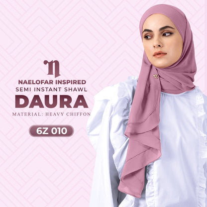 Naelofar Daura Semi Instant Shawl Collection