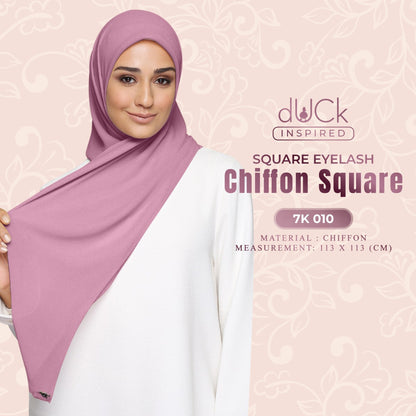 dUCk Square Eyelash Chiffon