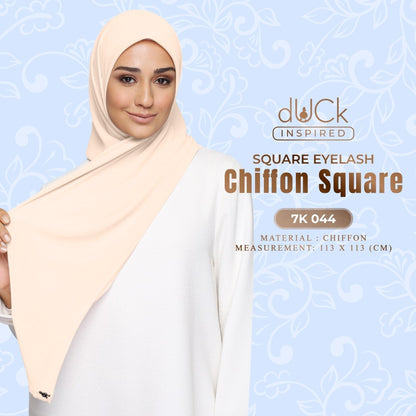 dUCk Square Eyelash Chiffon