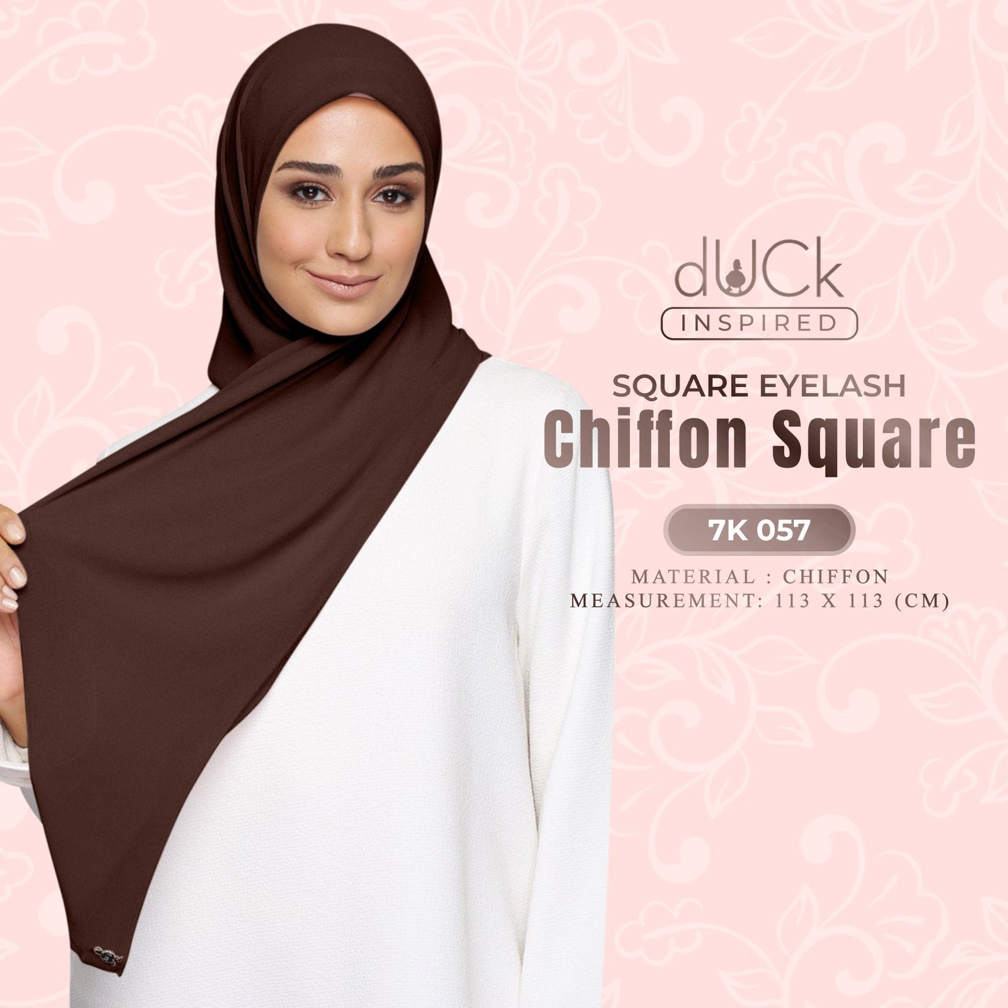 dUCk Square Eyelash Chiffon