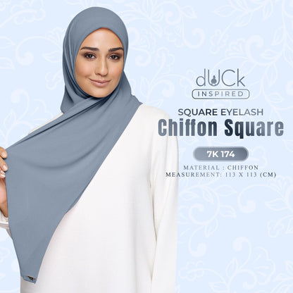 dUCk Square Eyelash Chiffon