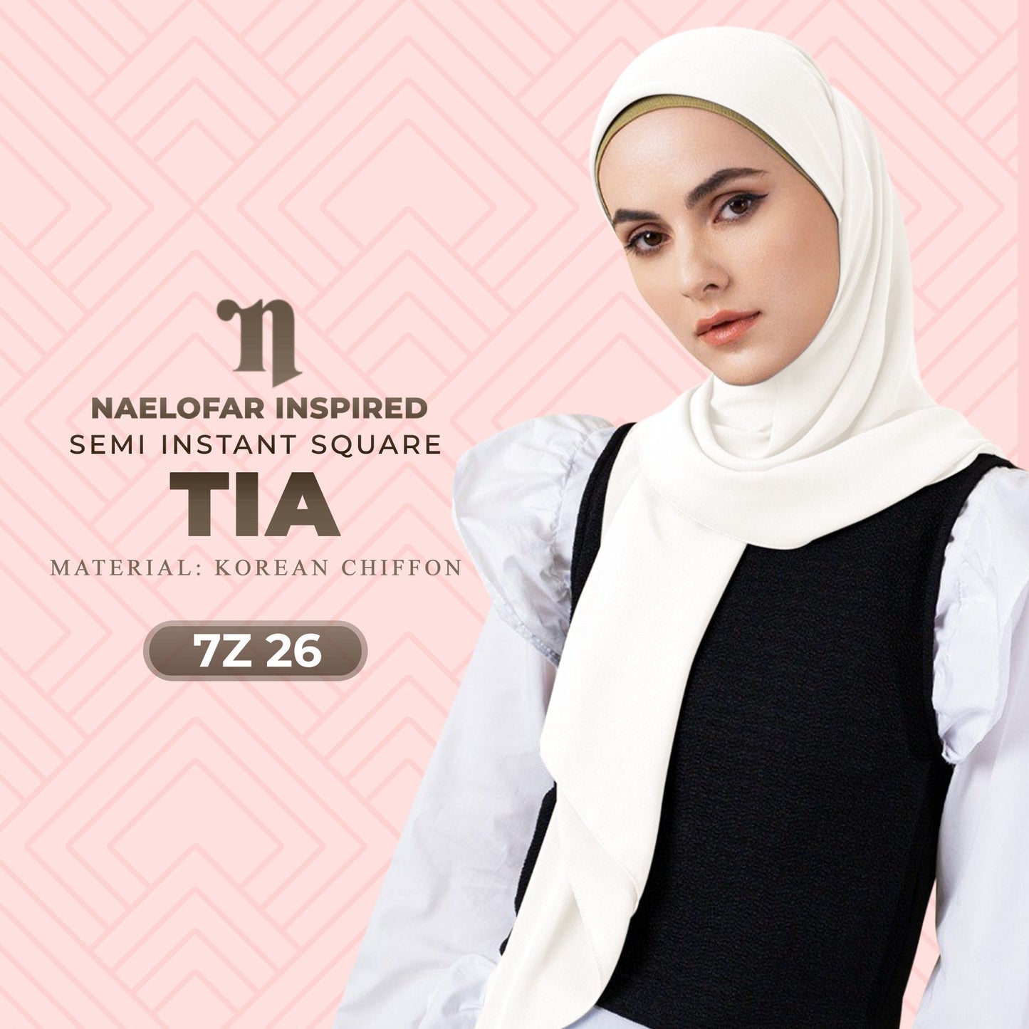 Naelofar TIA Semi Instant Square Collection RM14