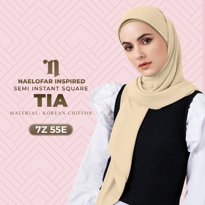 Naelofar TIA Semi Instant Square Collection RM14