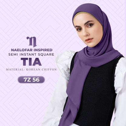 Naelofar TIA Semi Instant Square Collection RM14