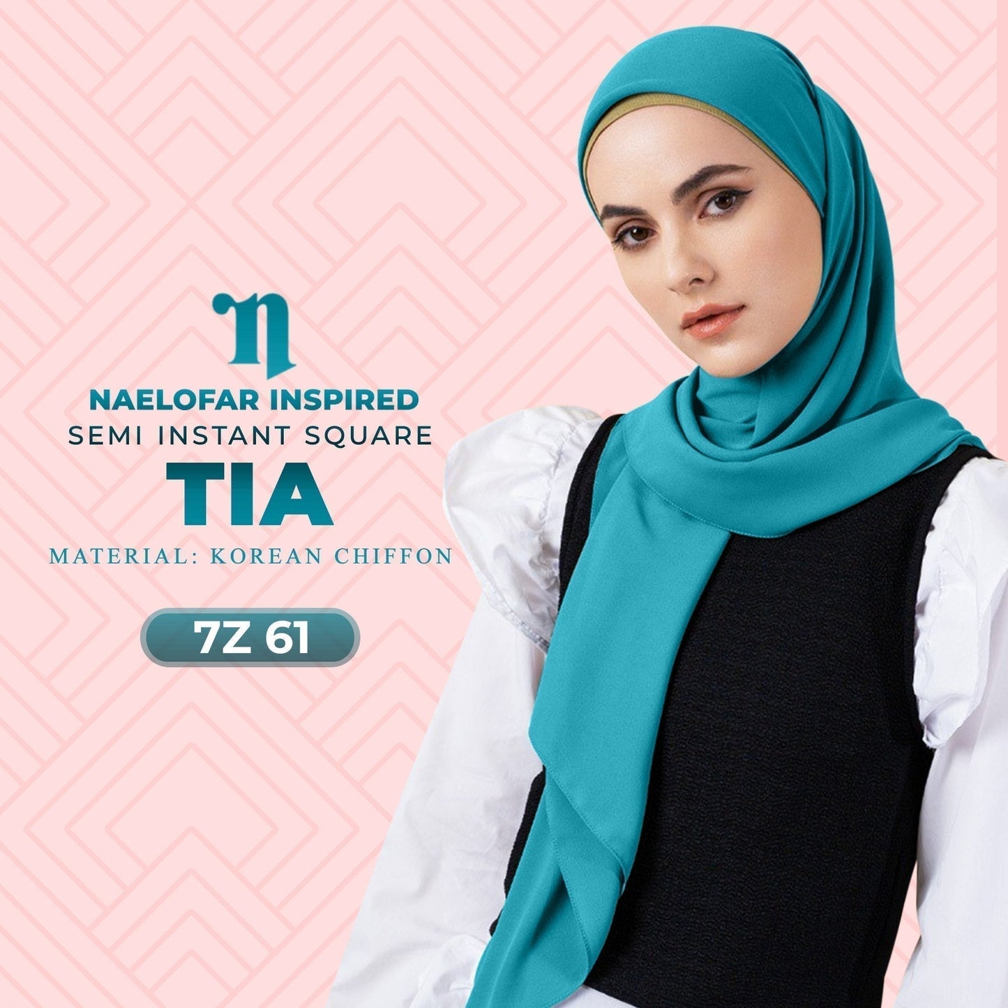 Naelofar TIA Semi Instant Square Collection RM14