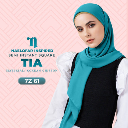 Naelofar TIA Semi Instant Square Collection RM14