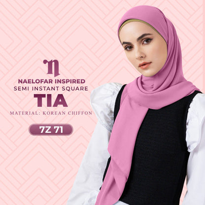 Naelofar TIA Semi Instant Square Collection RM14