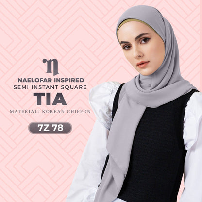 Naelofar TIA Semi Instant Square Collection RM14