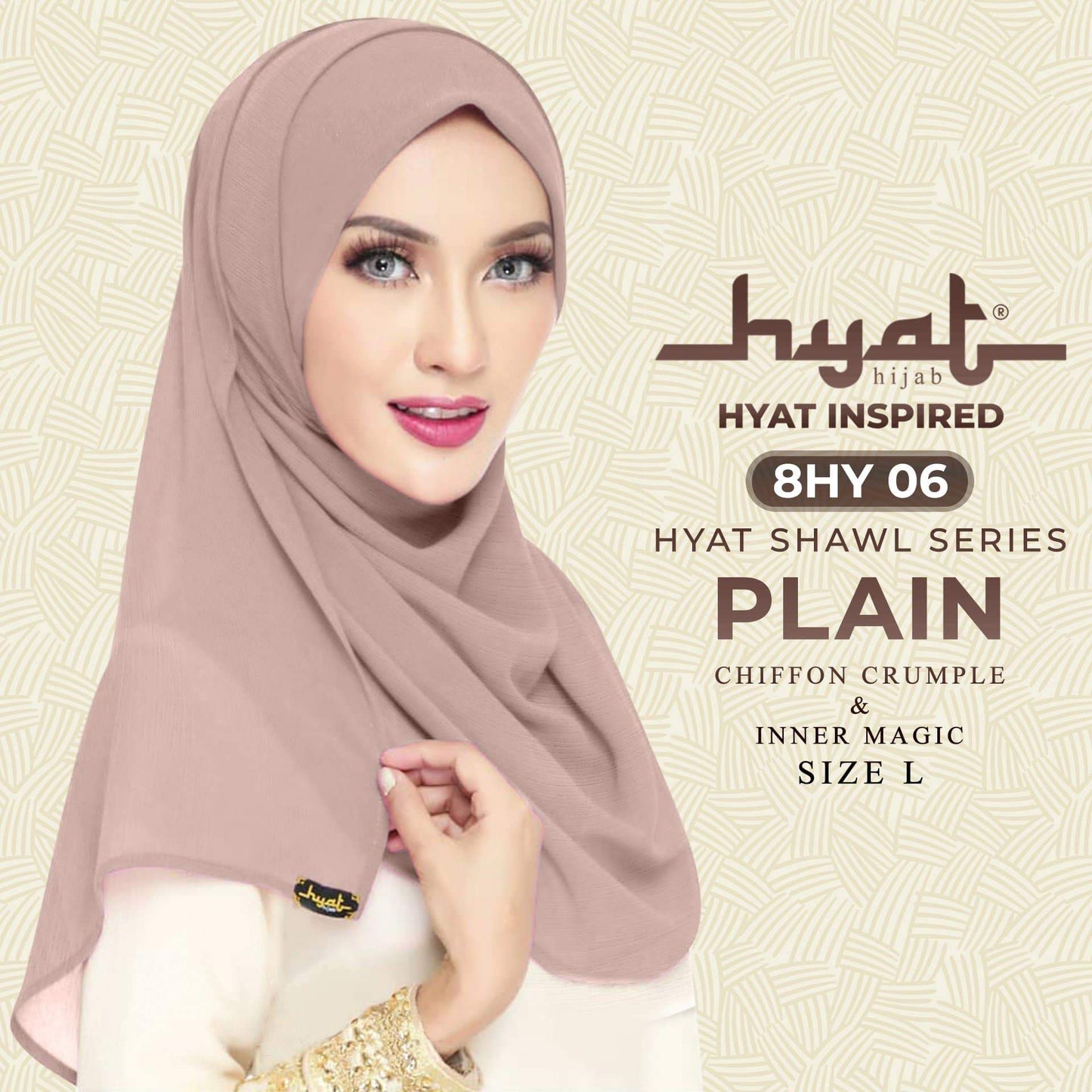 Hyat Shawl Series Plain + Inner Magic Collection