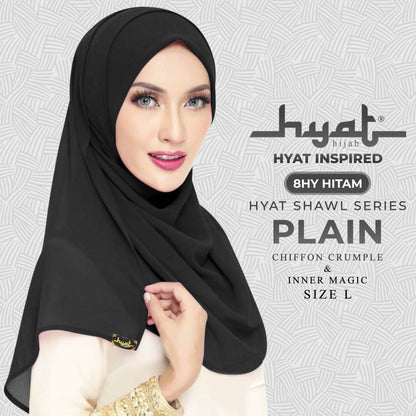 Hyat Shawl Series Plain + Inner Magic Collection