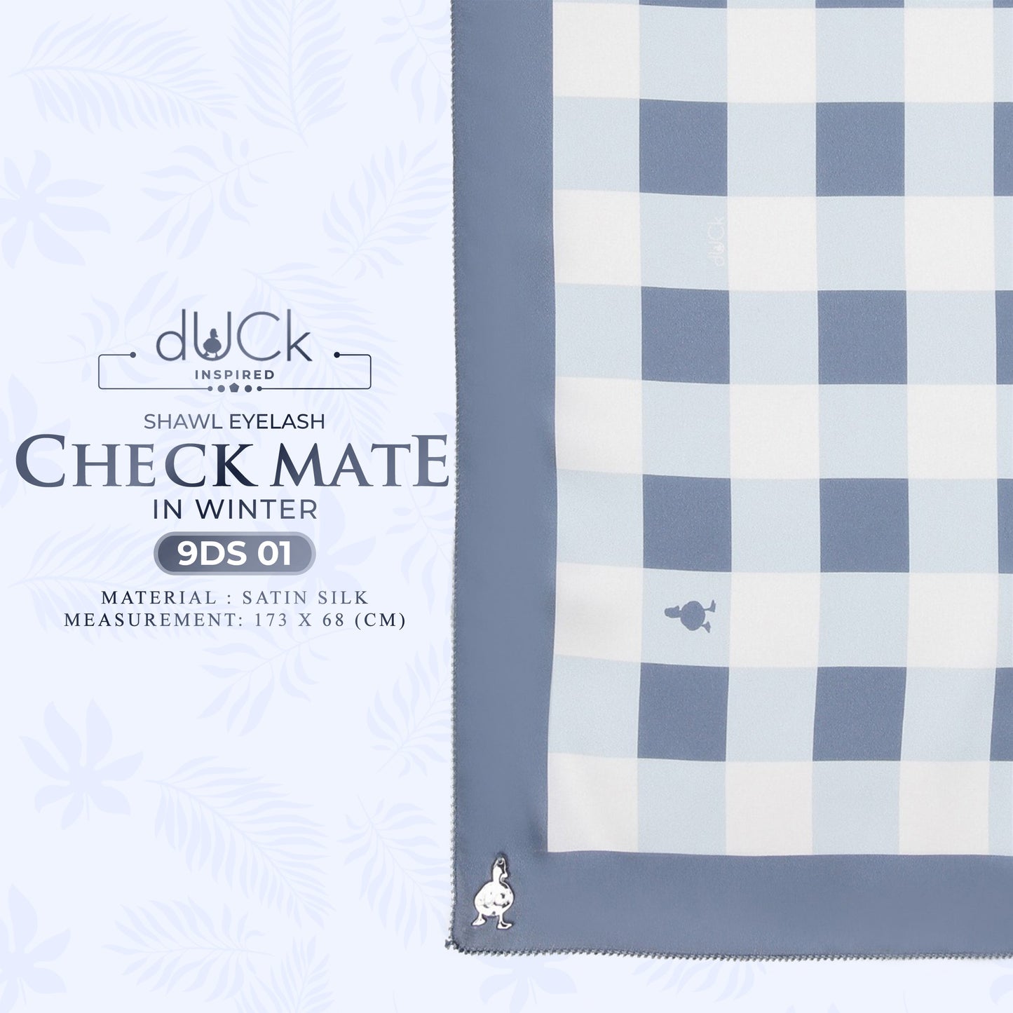 The Checkmate dUCk Shawl Eyelash Collection