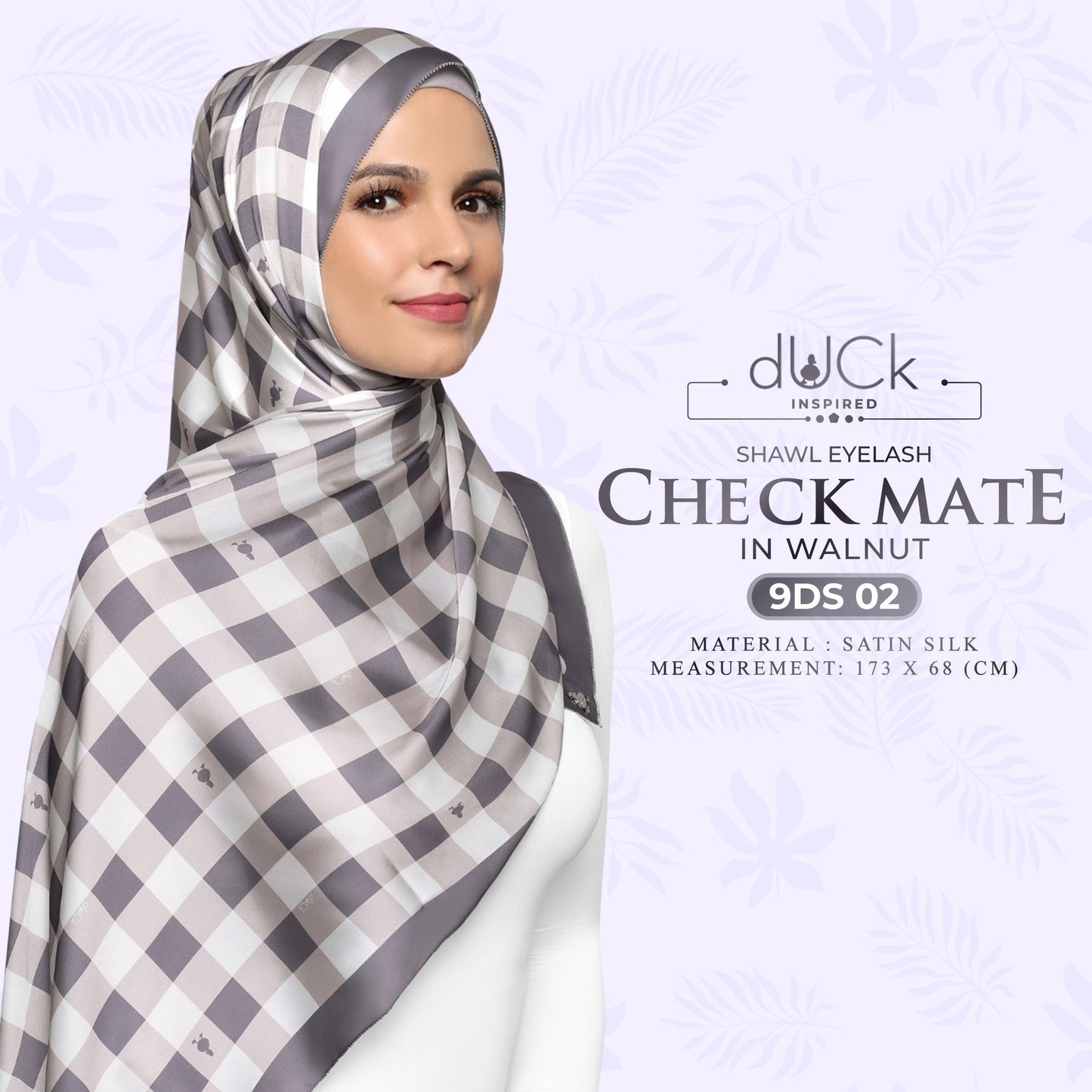 The Checkmate dUCk Shawl Eyelash Collection