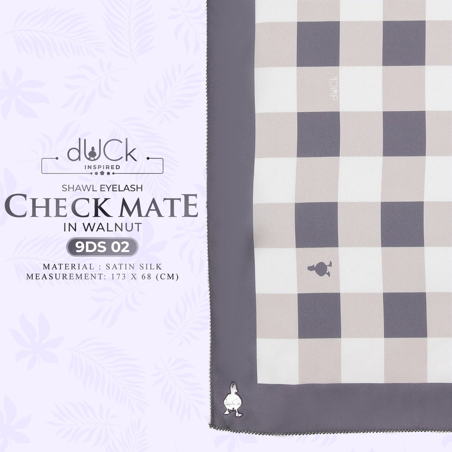 The Checkmate dUCk Shawl Eyelash Collection