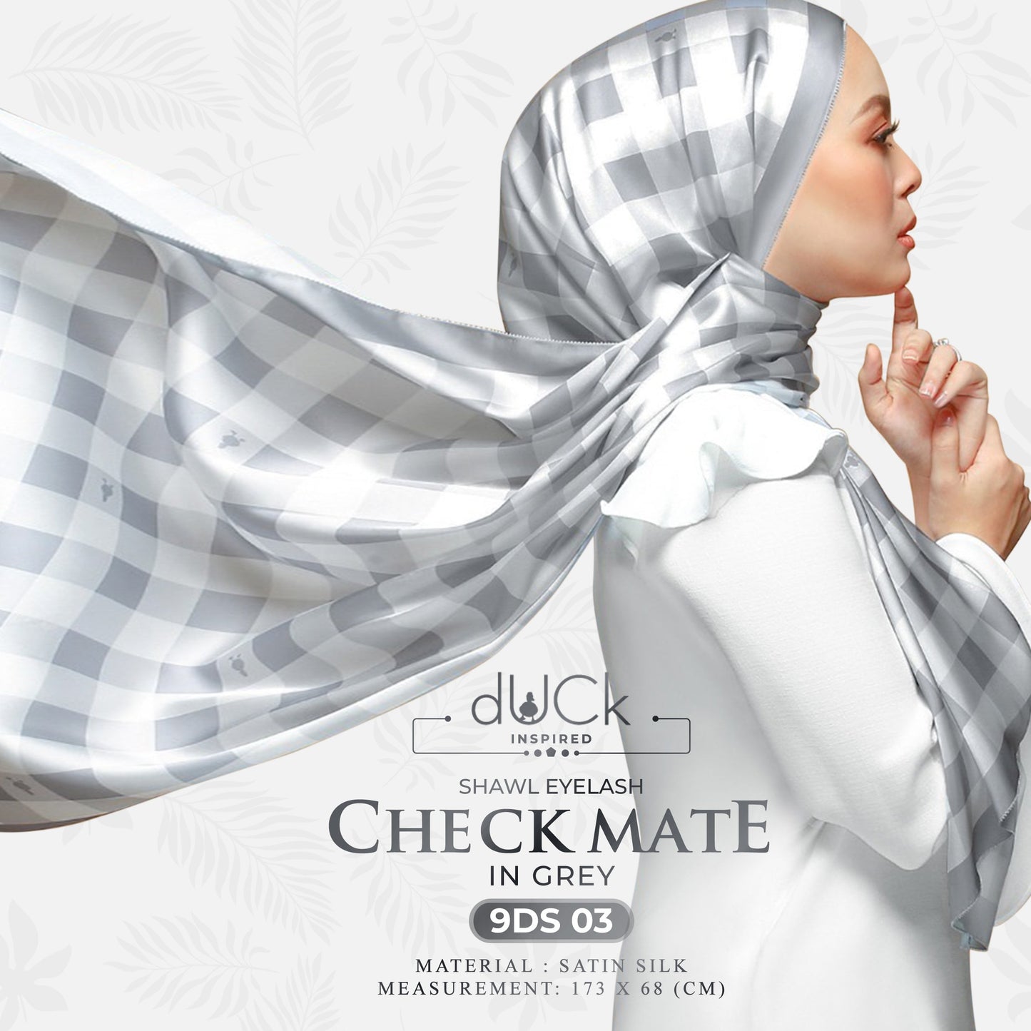 The Checkmate dUCk Shawl Eyelash Collection