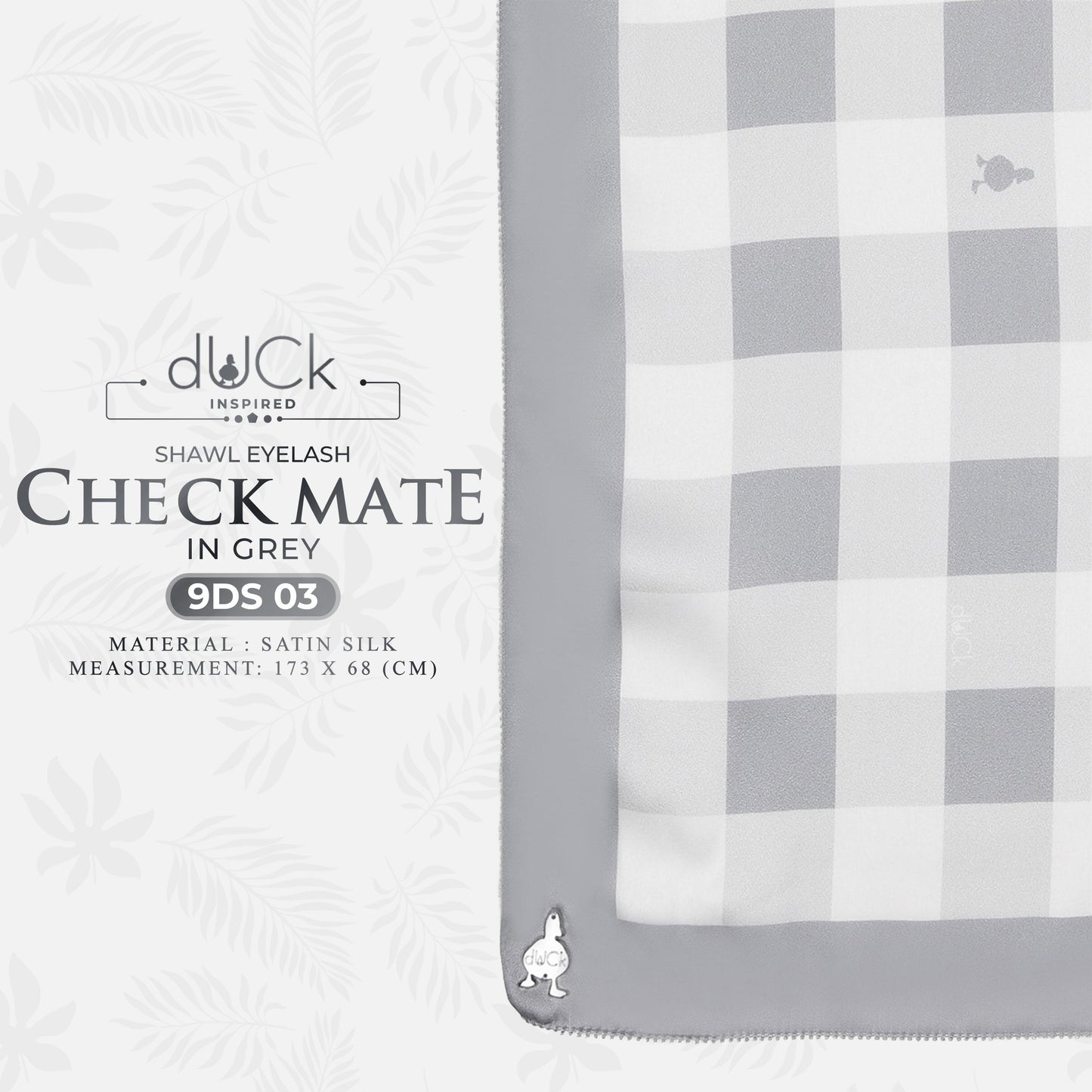 The Checkmate dUCk Shawl Eyelash Collection