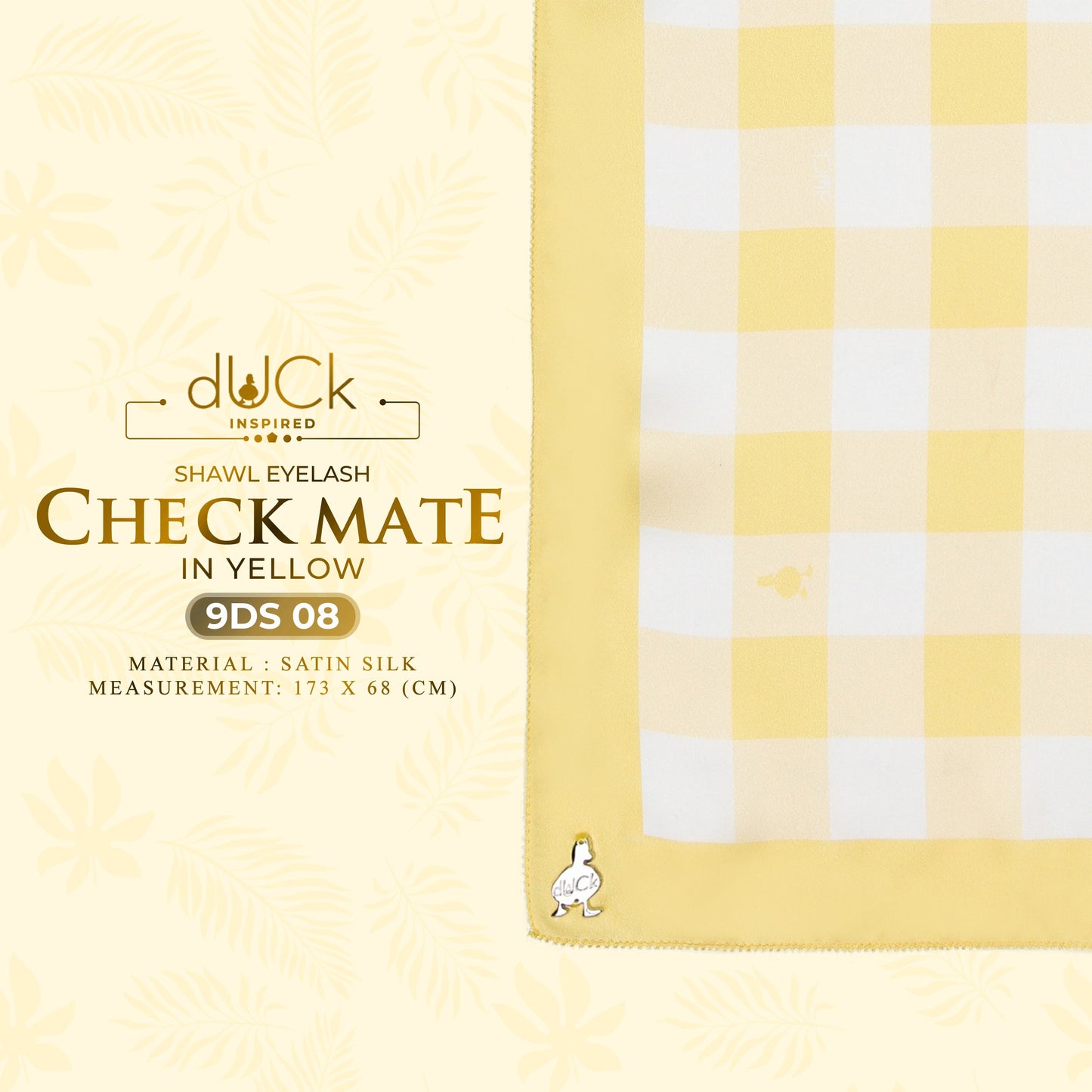 The Checkmate dUCk Shawl Eyelash Collection