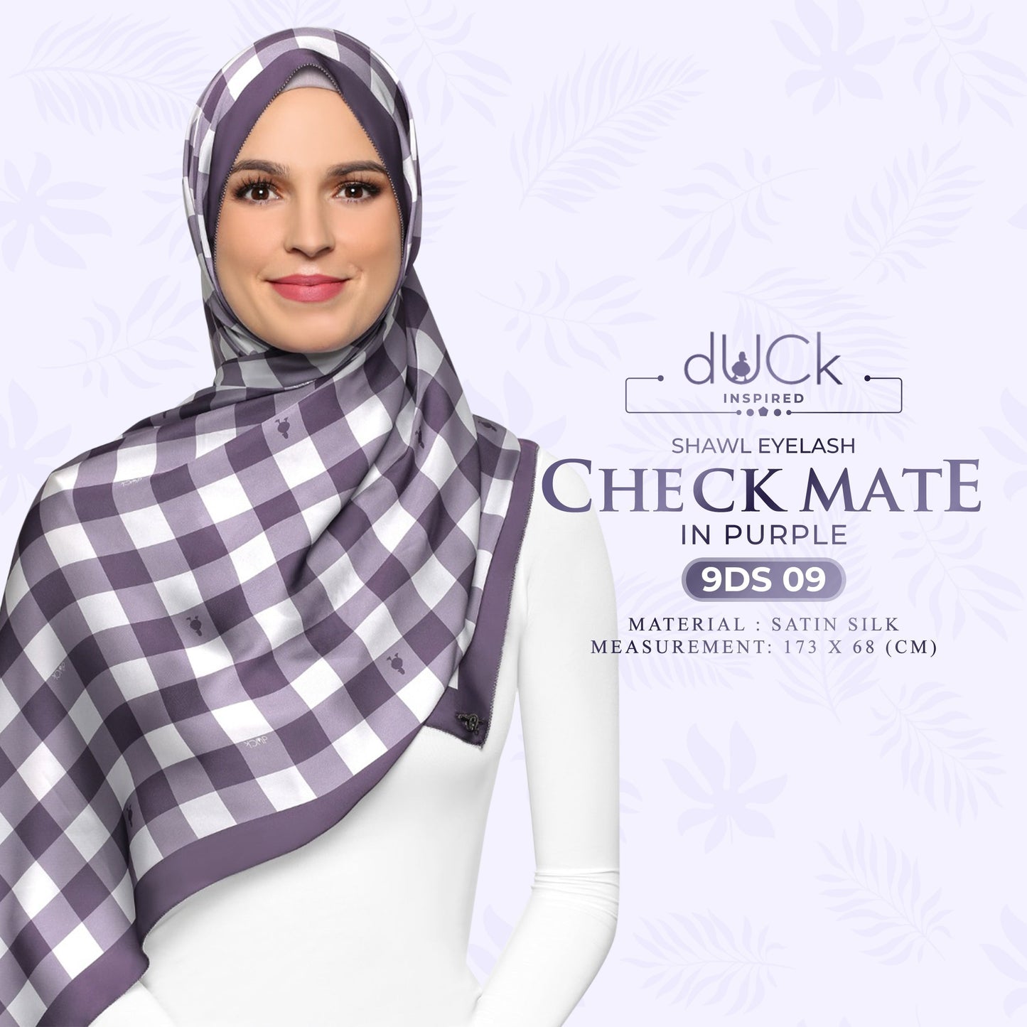 The Checkmate dUCk Shawl Eyelash Collection